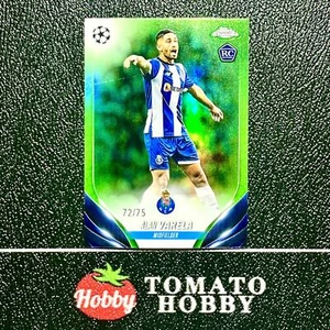 TOPPS CROMO UEFA 2023-24 ALAN VARELA RC/75 VERDE REFRACTOR PORTO - Imagen 1 de 2