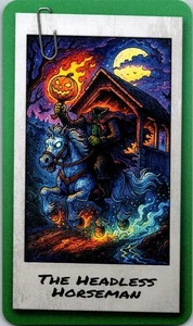 Tarjeta de arte 2025 Zendecks The Headless Horseman Mythology & Legends envío gratuito - Imagen 1 de 1