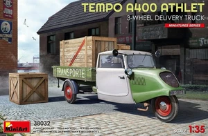 MIN38032 - Miniart 1:35 - Temp A400 Athlet 3-Wheel Delivery Truck - Picture 1 of 1