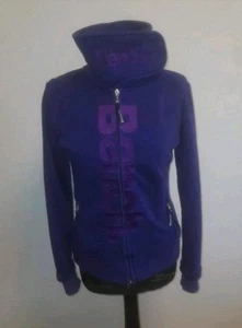 Bench Jacke Lila mit Kragen Und Klettverschluss Größe S - Bild 1 von 1