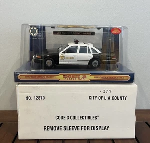 Code 3 Los Angeles County Sheriff Cruiser 1:24 Scale Diecast Police Car New NIB - Picture 1 of 8