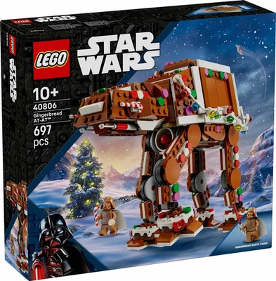 Lego AT AT Walker Gingerbread Holiday Limited Edition Set with Darth Vader - Image 1 of 4