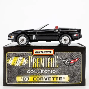 1997 Matchbox "Premiere Collection Corvette" '87 Corvette® BLACK | BOXED - Picture 1 of 1