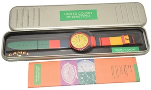 Vintage Camel Armbanduhr United Colors of Benetton Rastafarian - Bild 1 von 14