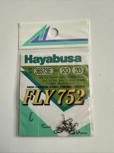 Ganchos Hayabusa Fly752 36573E Forjados Acero Alto Carbono Talla 20 Cantidad 20 Pesca De Colección - Imagen 1 de 5