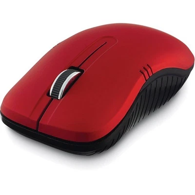 Verbatim Wireless Notebook Optical Mouse, Commuter Series - Matte Red - Image 1 of 4