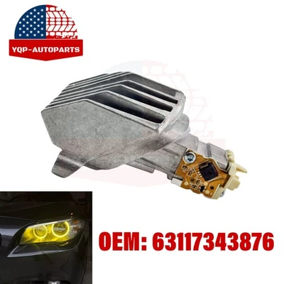 Yellow Angel Eye DRL Modules For BMW F10 F11 LCI 528i 535i 550iX M5 2014-2016 - Imagem 1 de 4