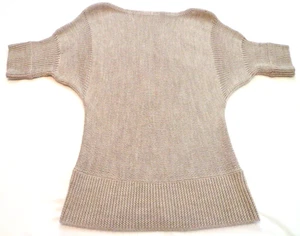 The Limited Wool Blend Short Sleeve Tan-Beige Sweater Women's Size Small - Picture 1 of 5