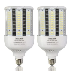 100W LED Corn Cob Light Bulb,6000K Daylight White E26/E39 Mogul Base Corn Bul... - Picture 1 of 6