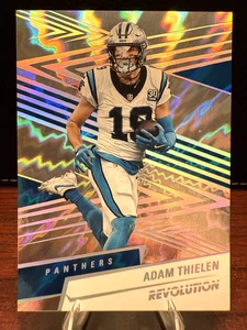 Adam Thielen Lightning Parallel/60-2025 Panini Revolution Carolina Panthers SN - Imagen 1 de 2