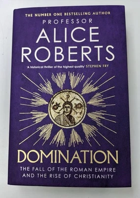 SIGNED - Domination By Alice Robert’s STENCILLED Edge New 1st Edition Hardback - Image 1 of 4