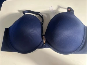 Victoria's Secret Pure Navy Solid Freedom Cloud Push Up Plunge Bra VS 42D NWT - Picture 1 of 11