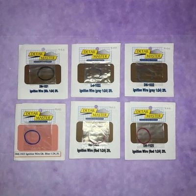 Lote de 6 cables de encendido maestros detallados (1) 1021 y (2) 1022 y (1) 1023 y (2) 1025 Foto 1 de 4