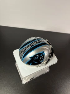 Steve Smith Sr signierter Carolina Panthers Speed Mini Helm Beckett BAS Coa - Bild 1 von 10