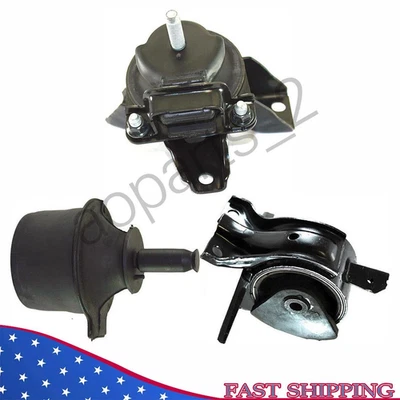 Engine & Transmission Mount Set 3PCS 2006-2008 for Hyundai Azera 3.3L, 3.8L - Image 1 of 4
