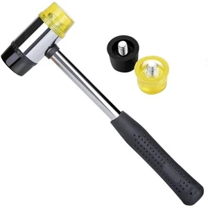 Soft Mallet, Martello a testa morbida in gomma doppia faccia da 30 mm per gioielli artigiani,. - Foto 1 di 4