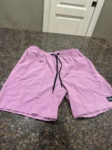 Pre-owned Hurley Shorts Mens Size Small Surf Drawstring Elastic Waist A29 - Picture 1 of 4