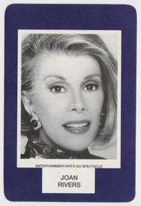 Joan Rivers 1993 Face to Face Game Card - Single Card from Canadian Game - Picture 1 of 2