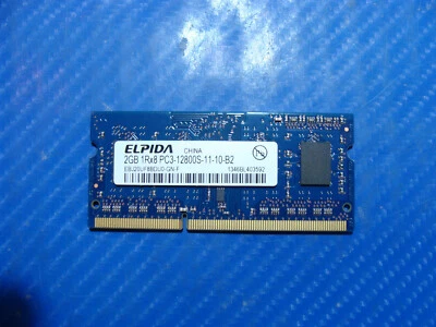 Apple A1278 Laptop 2GB 1Rx8 Memory RAM PC3-12800S-11-10-B2 EBJ20UF8BDU0-GN-F #1 - Image 1 of 2