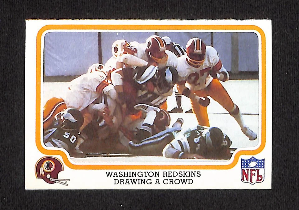 1979 Fleer Washington Redskins Drawing A Crowd Card #56 - Image 1 of 1