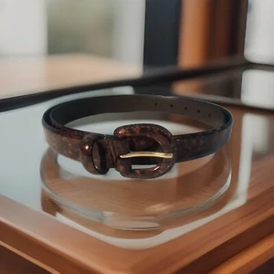 A Miee•Lynn 4442 XXL Gürtel braun glänzend guter Zustand siehe Fotos und Beschreibung - Bild 1 von 7