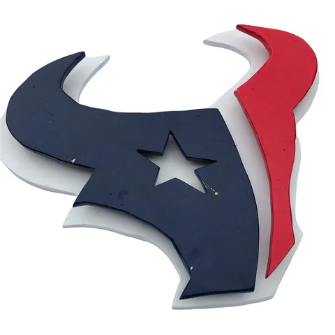 3D Wooden NFL Houston Texans Logo Fan Plaque Sign Handmade 22x18x2 Cover