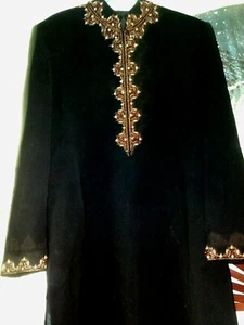 VENTA Vestido Dubai Marroquí Caftán Abaya Farasha Georgette Jilbab Árabe - Imagen 1 de 4