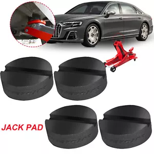 4 Universal Jacking Lift Puck Classic Adapter Rubber Trolley Jack Pad Pinch Weld - Foto 1 di 8