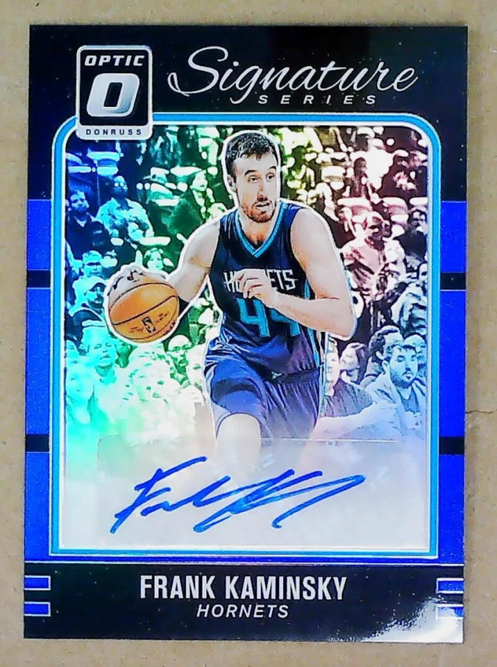 2016-17 Donruss Optic 签名系列 Frank Kaminsky 签名亲笔签名 8/25 大黄蜂 — 第 1/2 张图片