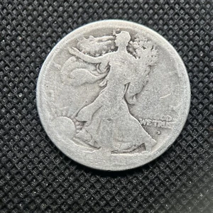Medio anverso Walking Liberty 1916 D marca de ceca - Imagen 1 de 5
