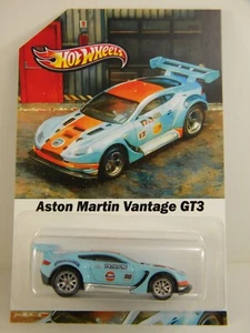 Hot Wheels Aston Martin GT3 Team Gulf Racing Real Riders Custom - Picture 1 of 6