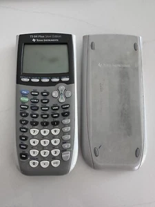 Texas Instruments TI-84 Plus Silver Edition Graphing Calculator With Cover - Picture 1 of 9