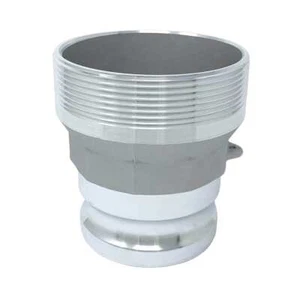 Gloxco Aluminum Type FR Cam and Groove Reducer, 3" Male Camlock Adapter x 4" ... - Picture 1 of 1