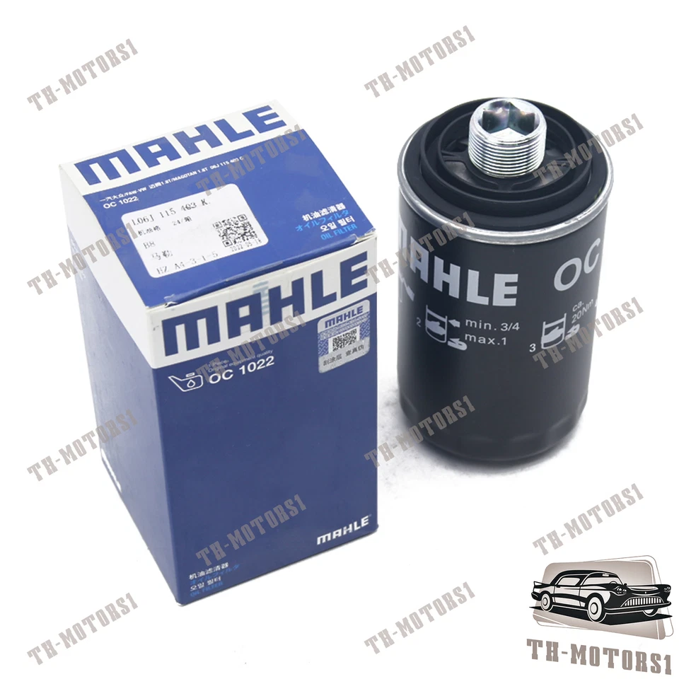 Filtro de aceite EA888 Gen2 Mahle OEM para Audi Q5 A4 A5 VW Jetta Golf Tiguan 1.8T 2.0T Foto 1 de 4