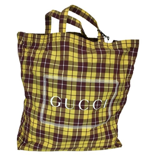 Gucci Borsa Donna Tote Bag Firmata Gucci Logo Stampa Multicolore Taglia M