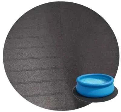 (28€/m²) Poolmatte Poolunterlage Rund Bodenschutzmatte Poolmatte in 5 mm Stärke - Bild 1 von 4