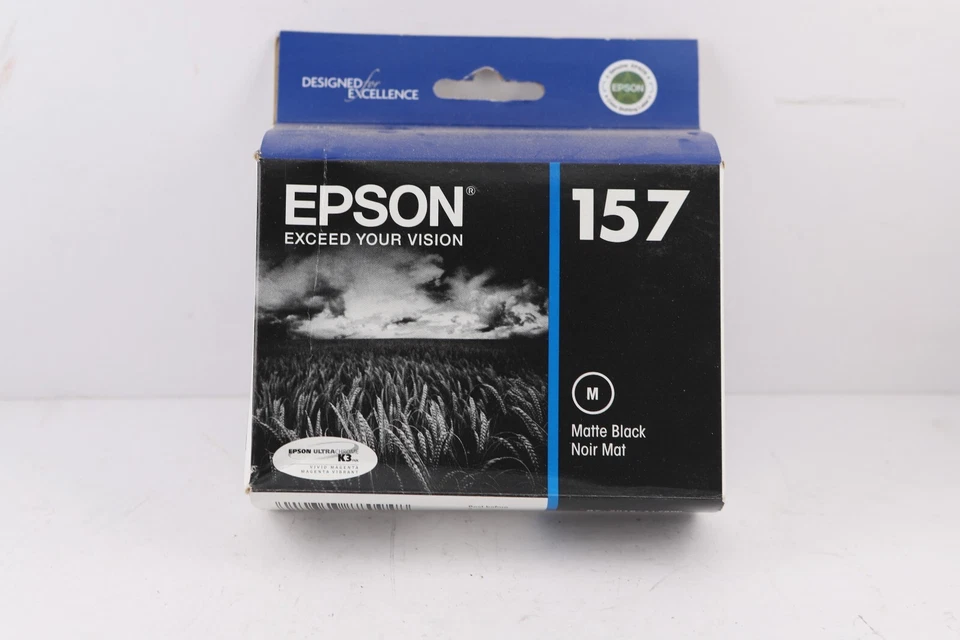 New Epson 157 Matte Black Ink Cartridge Epson Stylus Photo R3000 EXPIRED - Image 1 of 1