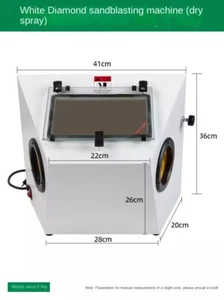 Máquina de chorro de arena portátil joyería pequeña máquina de chorro de arena herramientas dentales - Imagen 1 de 11