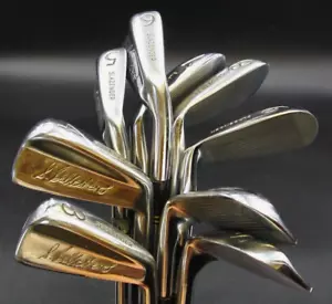 Set of 9 x Slazenger Seve Ballesteros Irons 3-SW Regular Steel Shafts Avon Grips - Picture 1 of 7