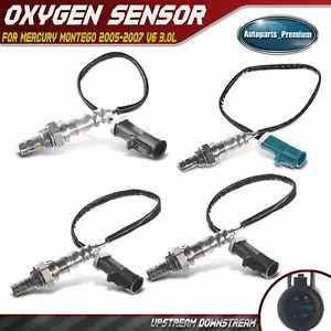 4x O2 Oxygen Sensors for Ford Freestyle 06-07 Five Hundred Montego Up+Downstream - Picture 1 of 11