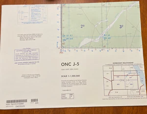 MAPA MAPA AERONÁUTICO ONC J-5 ONCXXJ05 42"X56" - Imagen 1 de 7