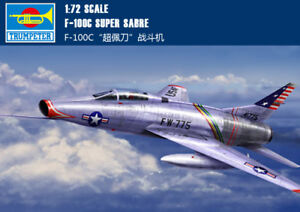 F-100C SUPER SABRE 1/72 aircraft Trumpeter model plane kit 01648