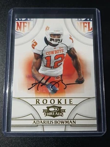 Adarius Bowman - Donruss Playoff Football 2008 - Oklahoma State - Auto - /999 - Bild 1 von 2