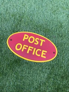 Cast Iron Post Office Wall Plaque - Picture 1 of 1