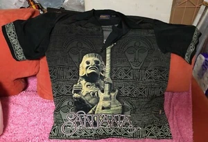 Camisa con botones libélula CARLOS SANTANA MEDIANA Tierra Sagrada agradecidos muertos De colección - Imagen 1 de 3