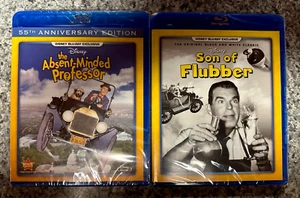 Disney's The Absent-Minded Professor and Son of Flubber (Blu-ray, DMC) NEW - Picture 1 of 2