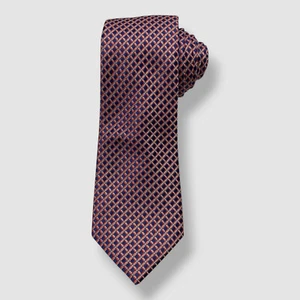 Perry Ellis Portfolio Men's Pink Neat Pointed Classic-Fortin Neck Tie Size 57x3 - Picture 1 of 3