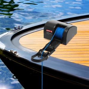 35 Lbs Boat Saltwater Electric Anchor Winch With Wireless Remote Control Black - Bild 1 von 16