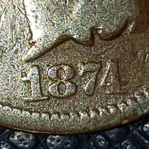 1874 Indian Head Penny/Cent (G) Cover