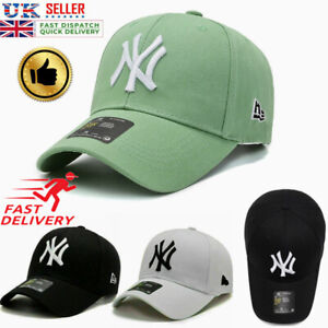 Cotton Sun Hat Snapback Sport UK Adjustable Mens Womens NY Baseball Cap New